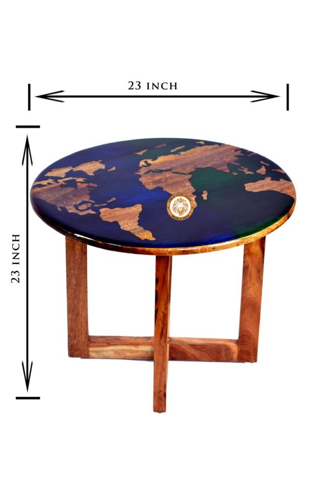 EPOXY WORLD MAP TABLE